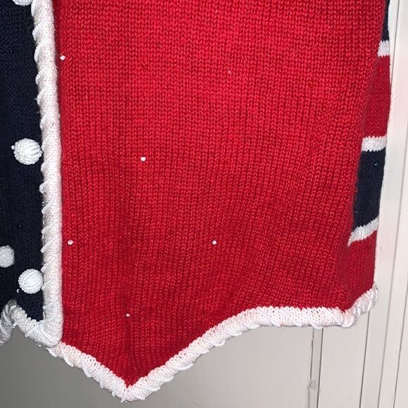 Vtg Belle Pointe beaded sweater vest - Picture 3 of 10